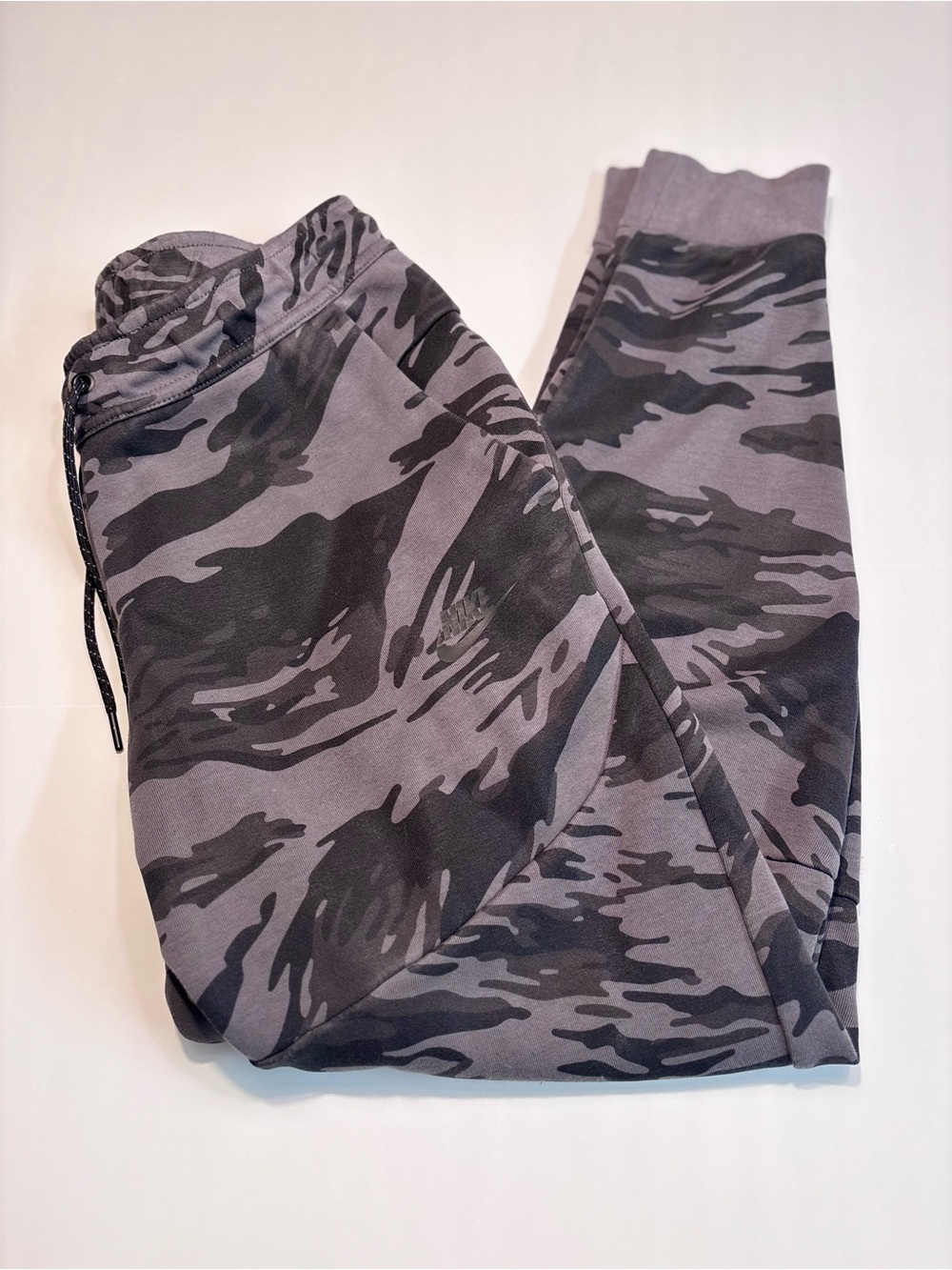 Nike Black and Gray Camo Joggers